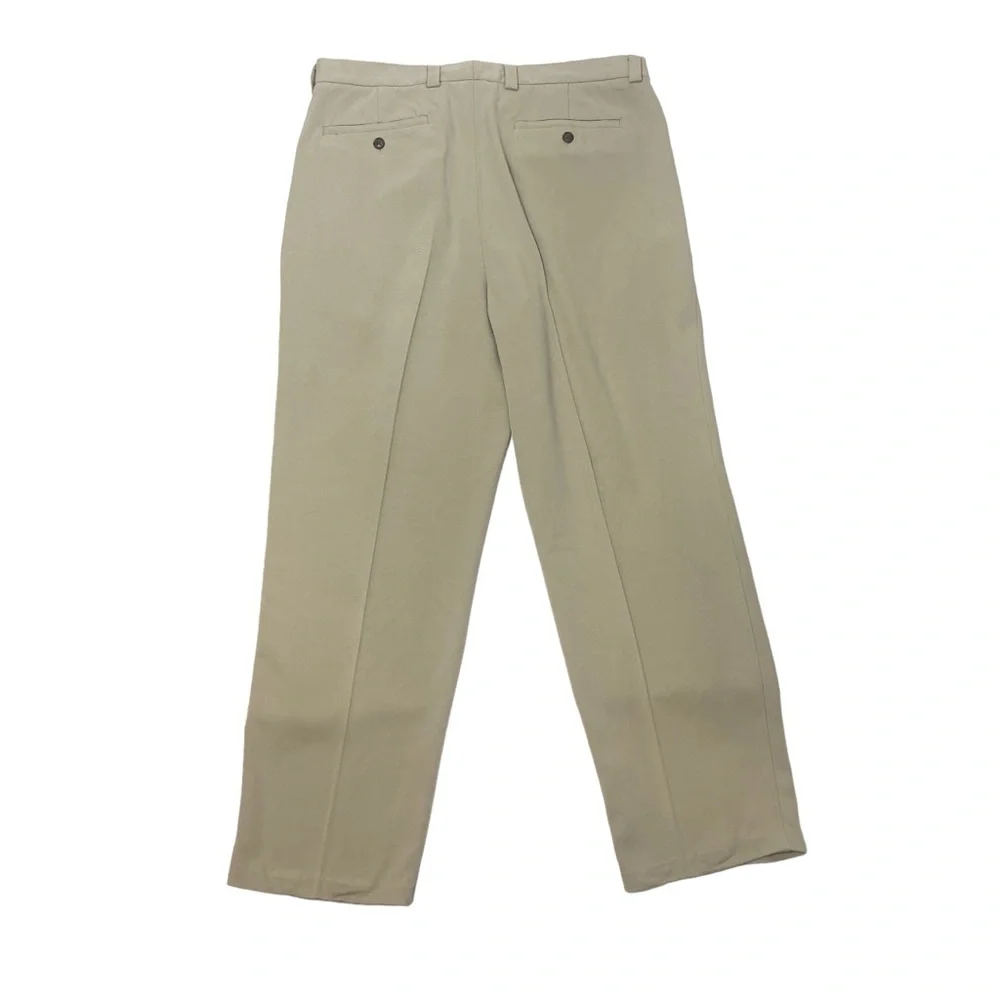 Tommy Bahama 100% Silk Chino Pants Tan Relaxed Fit Men’s 36x30